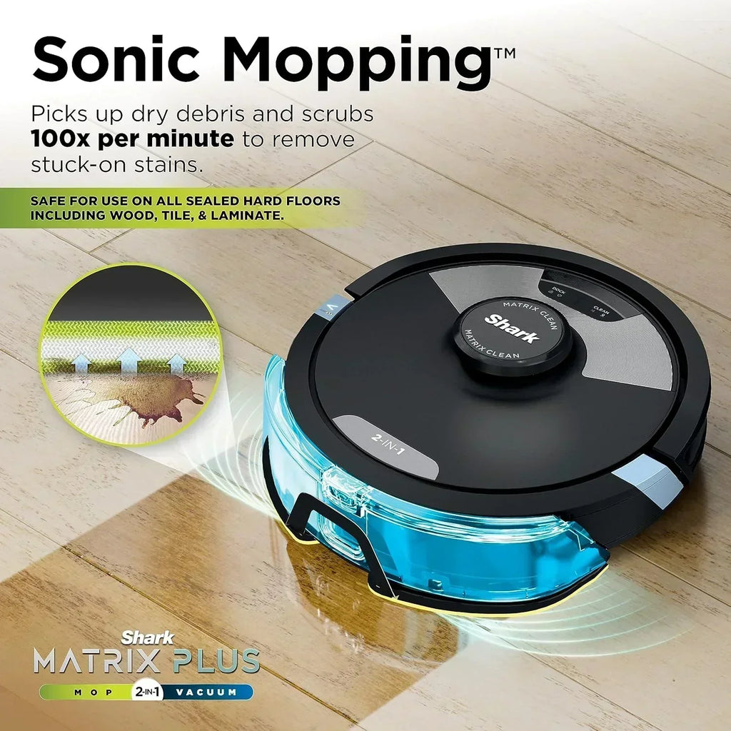 AI Robot Vacuum with XL HEPA Self-Empty Base Bagless 60-Day Capacity LIDAR Navigation